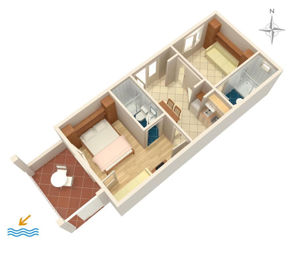 Apartments By The Sea Podgora, Makarska - 2615 Luaran gambar